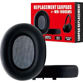 وسادات الأذن XM5 لـ Sony WH-1000XM5 أذن من وسادات الأذن Sony WH-1000XM5 بديلة أذن WH-1000XM5 لوسانات الأذن Sony WH1000XM5 أذن منصات أذن سماعة الرأس WH1000XM5