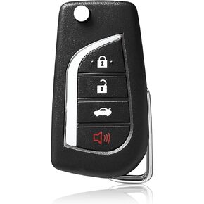 Replacement for 2018 2019 2020 2021 2022 Toyota Camry Hybrid Corolla Key Fob Remote Control GQ43VT20T 4 Buttons 315MHz