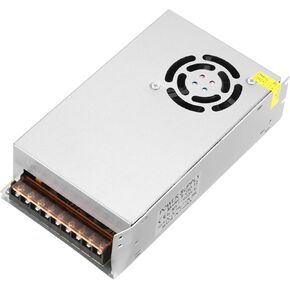MECCANIXITY 12V 20A Power Supply Adapter Transformer Switch, AC 110V-240V to DC 12V 20amp 250W Power Transformer Driver for LED Strip Lights CCTV Camera 3D Printer
