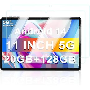 Screen Protector for DMOAO D2 Tablet 2024 11 Inch Tablet Android 14,Anti-Scratch 9H Hardness Touch Sensitive 2.5D Rounded Edges Bubble Free Easy to Install,2 Pack.