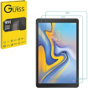 [2 Pack] Tempered Glass Screen Protector Designed for Samsung TAB A2 T590/595 2018, High Definition Tempered film, 9H Hardness, Anti-scratch, Drop-protection