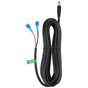 10 FT Extra Long Trail Camera Power Cord: DC External Power Cable,5.5x2.1mm DC Plug Compatible, Ideal for Connection with Portable Power Banks, Solar Panels, Game Cameras, etc.