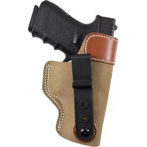 DeSantis Sof-Tuck IWB Holster-Conceal Carry Holster, Fits the GLOCK 19/19X/19 GEN5/23/32/36, Taurus PT24/7, S/A XD9/40 4"", SIG P225/P228/P229/P239/P220, Walther P99/CREED - Right Hand Draw, Tan-
