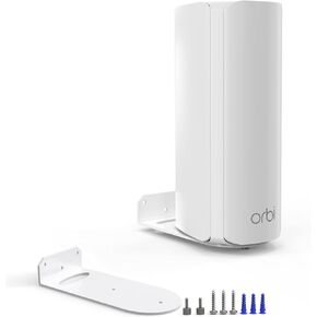 Wall Mount Holder for NETGEAR Orbi 770 Series Tri-Band WiFi 7 Mesh Network System (RBE773),Simple and Sturdy Mental Wall Mount Holder Stand Bracket by HOLACA (2 Pack)
