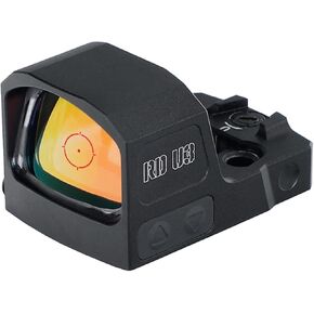 ohhunt RD U3MR Multi-Reticle Micro Red Dot Sight Compatible with RMSc Footprint and Picatinny Mount Shake Awake Red Dot Sight
