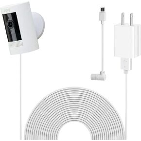 17FT Power Adapter Charing Cable for Ring Stick up/Pro Camera Battery/Plug in and Ring Spotlight Plus/Pro Camera Battery/Plug in