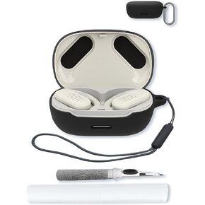 Silicone Case Compatible with Endurance Peak 3 with Keychain,Cleaning Kit and Lanyard Soft Protective Shockproof Cover for Endurance Peak 3-Black