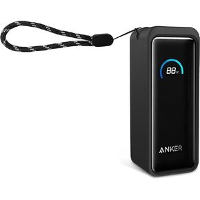 Geiomoo Silicone Case for Anker Prime PowerBank 9600 65 w, Soft Scratch Shock Resistant Protective Cover (Black)