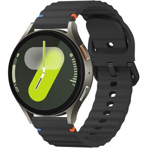 Meliya Sport Bands Compatible with Samsung Galaxy Watch 7 Band 40mm 44mm, Galaxy Watch FE Bands 40mm, 20mm Soft Silicone Sport Replacement Strap for Galaxy Watch 7 Band Women Men