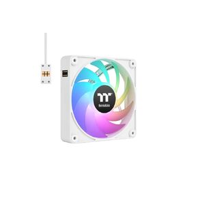 Thermaltake CT140 EX ARGB | Snow | 3 Pack 120mm Fans for Desktop Computers & Servers