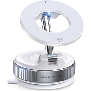 Suction Magnetic Phone Holder for Magsafe, Upgraded 360° Adjustable Magnetic Suction Cup Phone Mount for Car/Gym/Mirror/Smooth Surface, for iPhone, Android Smartphones