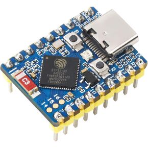 Waveshare ESP32-S3 Mini Development Board, Based On ESP32-S3FH4R2 Dual-Core Processor, 240MHz Running Frequency, 2.4GHz Wi-Fi & Bluetooth 5, with Pre-soldered Header