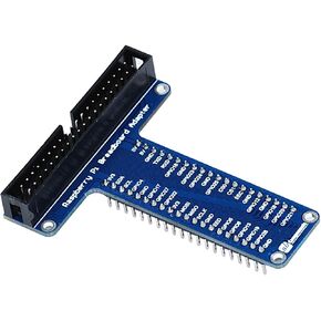 Raspberry Pi Breadboard Adapter Development Raspberry Pi Expansion Board, GPIO Breakout Adapter Plate Breakout Mini for Raspberry Pi 4B/3B+/3B/2B/B+/A+/Zero and Zero W