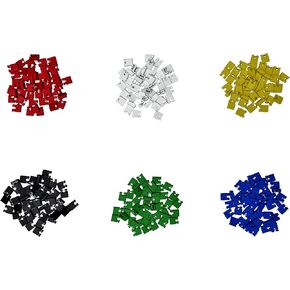 Raspberry Pi Boards Kits 300pcs Makerspot معبأة بشكل فردي باللون الأحمر والأخضر والأصفر والأزرق والأبيض والأسود 2 دبوس دبوس دبوس