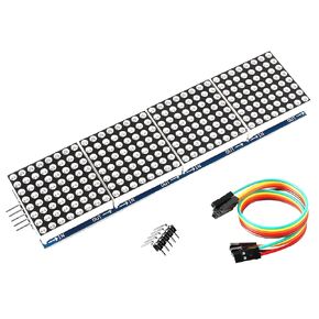 Dot Matrix Display FC16 4-in-1 32x4 LED for Arduino, ESP32, ESP8266, Raspberry Pi
