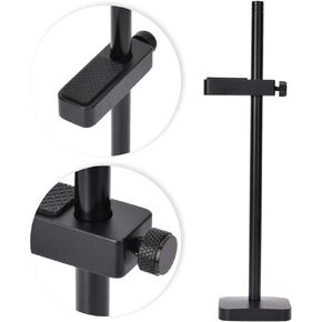 Mugast Graphics Card Holder, Aluminum VC-2 Anodic Polishing Graphics Card GPU Stand Support Video Card Sag Holder/Holster Bracket (Black, Sliver)(Black)