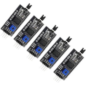 KIRO&SEEU 5pcs 1602 LCD 2004 20x4 i2c LCD Display Adapter IIC//TWI/SPI/I2C Serial Interface Module Shield Compatible with Arduino UNO R3 MEGA2560