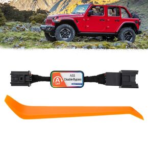 NJSBYL Auto Start Stop Eliminator for 2018-2024 J-eep Wrangler JL 2020-2024 Gladiator JT Automatic Engine Start Stop ESS Engine System Delete/Disable/Canceller Device Cable
