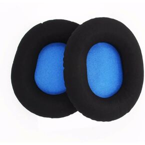 HD8 Earpads Replacement Velour Ear Pads Protein Flannel Cushion Cover Compatible with Sennheiser HD8 DJ HD 8 DJ HD6 Mix Headphones (Black)