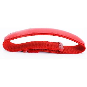 HS80 Replacement Headband pad. Compatible with Corsair HS80 RGB Wireless Headphone Headband pad. Made of Elastic Weave and Protein Leather, Repair and Replacement of Head Beam Accessories (red)