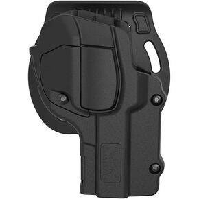 OWB Holster for Beretta 92FS 92 M9 Paddle Holsters Military Gun Polymer Holster Tactical Outside Waistband Open Carry Paddle Belt Holster for Beretta 92 Right Handed Black