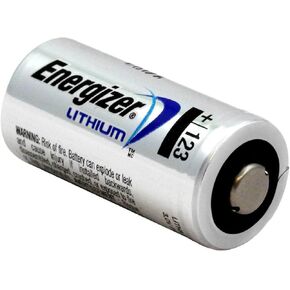 Energizer EL123APBP Lithium Photo Battery, 3 Volt, 1/PK, SRBK