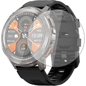 [3 Pack] Compatible for KOSPET Tank T3 Smart Watch Tempered Glass Screen Protector, 9H Hardness, Anti-Scratch, Anti-Fingerprint, Anti-Bubble Easy Installation with Lifetime Replacements