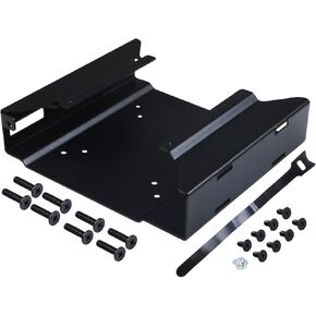 Mini PC Mount Metal Wall VESA for Micro Computer Display, Under Desk Mount Compatible for 75x75mm or 100x100mm VESA Monitor
