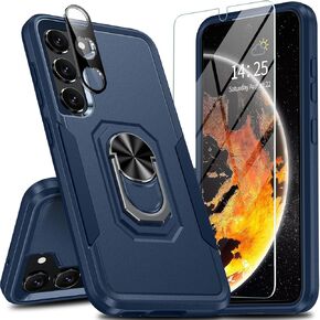 Oneagle for Samsung Galaxy S23 Case, [6 in 1] Samsung S23 Phone Case 5G [Not for S23+] with [360°Rotatable Kickstand] [2X Lens Protectors & 2X Screen Protectors] Shockproof Case for S23 6.1 inch