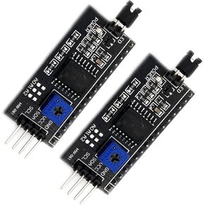 KIRO&SEEU 2pcs 1602 LCD 2004 20x4 i2c LCD Display Adapter IIC//TWI/SPI/I2C Serial Interface Module Shield Compatible with Arduino UNO R3 MEGA2560