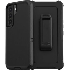Defender Case Compatible with Samsung Galaxy S22 Case Black
