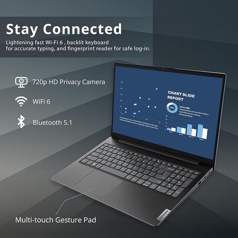 Lenovo 2023 V15 G3 IAP 15.6″ FHD Business Laptop, Intel i5-1235U (10 Core, Up to 4.4GHz, Beat i7-1165G7), 40GB RAM, 1TB PCIe SSD, Intel Iris Xe Graphics, HD Webcam with Privacy Shutter, Windows 11 Pro in Saudi Arabia