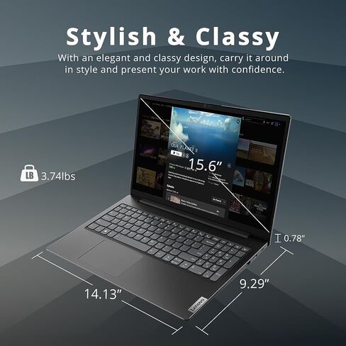 Lenovo 2023 V15 G3 IAP 15.6″ FHD Business Laptop, Intel i5-1235U (10 Core, Up to 4.4GHz, Beat i7-1165G7), 40GB RAM, 1TB PCIe SSD, Intel Iris Xe Graphics, HD Webcam with Privacy Shutter, Windows 11 Pro in Saudi Arabia