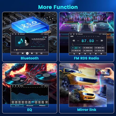 [2+64g] Hikity Android 13 Car Stereo for Dodge Charger 2011-2014 مع Radio Auto Android Android اللاسلكي ، 9 بوصات شاشة تعمل باللمس مع Link GPS WiFi Bluetooth SWC Cam FM MIC in Kuwait