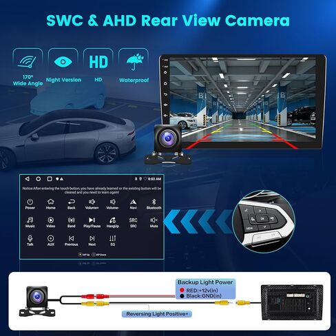 [2+64g] Hikity Android 13 Car Stereo for Dodge Charger 2011-2014 مع Radio Auto Android Android اللاسلكي ، 9 بوصات شاشة تعمل باللمس مع Link GPS WiFi Bluetooth SWC Cam FM MIC in Kuwait