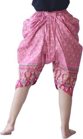 RaanPahMuang Sukhothai Traditional Mixed Fabric JonGrabaen Thai Pants in Saudi Arabia