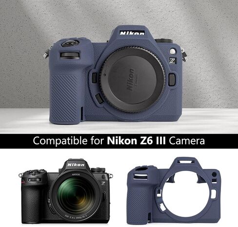 حالة سيليكون ناعمة من موزيري كينوكو متوافقة مع الكاميرا الرقمية لـ Nikon Z6 III Z 6iii Z6III ، وهي حالة وقائية لكاميرا Nikon Z6-III Z 6III-مضاد للانزلاق ومضاد للدخر in Kuwait