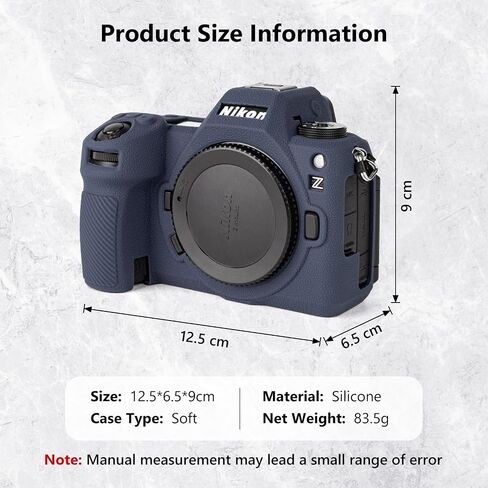 حالة سيليكون ناعمة من موزيري كينوكو متوافقة مع الكاميرا الرقمية لـ Nikon Z6 III Z 6iii Z6III ، وهي حالة وقائية لكاميرا Nikon Z6-III Z 6III-مضاد للانزلاق ومضاد للدخر in Kuwait