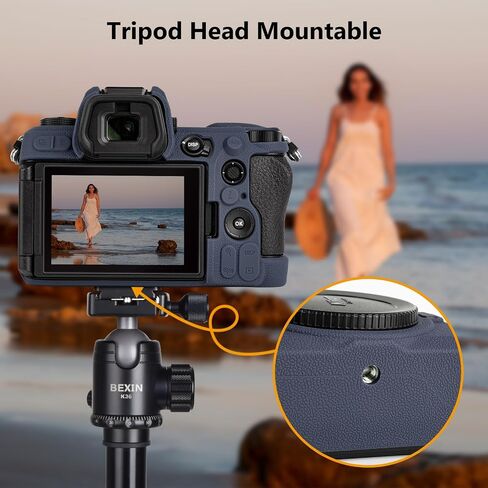 حالة سيليكون ناعمة من موزيري كينوكو متوافقة مع الكاميرا الرقمية لـ Nikon Z6 III Z 6iii Z6III ، وهي حالة وقائية لكاميرا Nikon Z6-III Z 6III-مضاد للانزلاق ومضاد للدخر in Kuwait