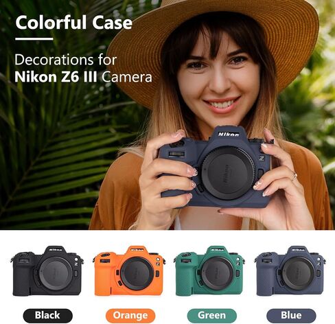 حالة سيليكون ناعمة من موزيري كينوكو متوافقة مع الكاميرا الرقمية لـ Nikon Z6 III Z 6iii Z6III ، وهي حالة وقائية لكاميرا Nikon Z6-III Z 6III-مضاد للانزلاق ومضاد للدخر in Kuwait