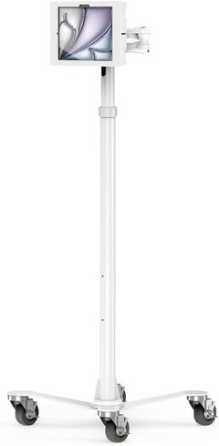 compulocks iPad Air M2 11 "(2024) ، Apex العلبة العربة المتداول - Rise Freedom Extended White in Kuwait