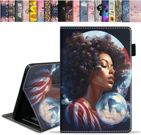 Case for All-New Amazon Fire HD 10 & 10 Plus Tablet 10.1" (13th/11th Generation, 2023/2021 Release), Slim Stand Folio Cover with Card Slot & Auto Wake/Sleep - Cute Cartoon Cats in Saudi Arabia