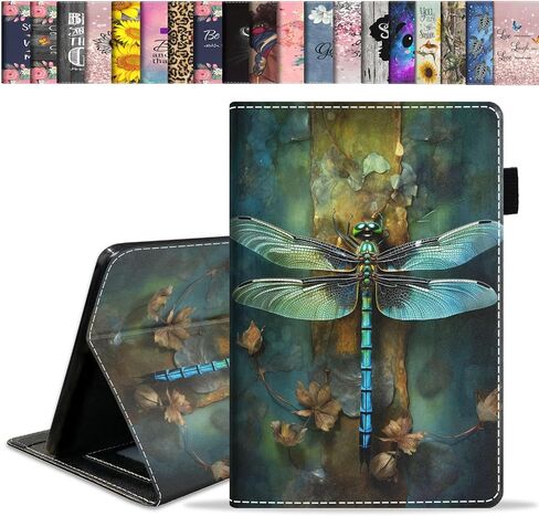 Case for All-New Amazon Fire HD 10 & 10 Plus Tablet 10.1" (13th/11th Generation, 2023/2021 Release), Slim Stand Folio Cover with Card Slot & Auto Wake/Sleep - Cute Cartoon Cats in Saudi Arabia