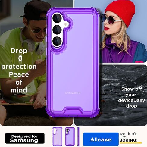 AICase for Samsung Galaxy S25 Ultra Case Clear,Heavy Duty Durable 3-Layer Crystal Transparent [Not Yellowing][Military Grade Drop Protection] Shockproof/DropProof Protective for S25 Ultra 6.9" 2025_1 in Saudi Arabia