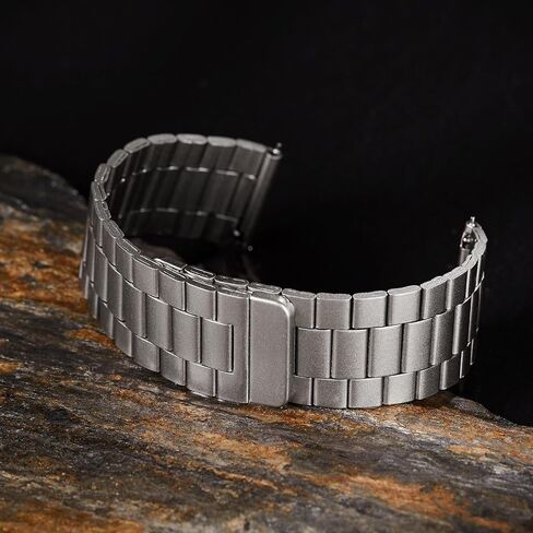 Nelumbo Quick Magnetic Chain Stain Bands ، حزام سوار أعمال من الفولاذ المقاوم للصدأ 22 مم لـ Samsung Gear S3/Galaxy Watch 46mm (2019)/Galaxy Watch 3 45mm in Kuwait