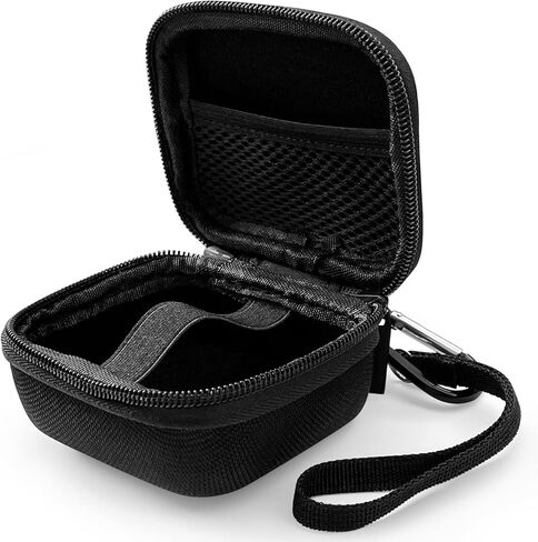 Geiomoo Eva Hard Careing for JLab Go Air Pop ، Jlab Jbuds Mini ، JLab Epic Air Sport ANC ، غطاء تخزين محمول مع Carabiner و Strap (Black) in Kuwait