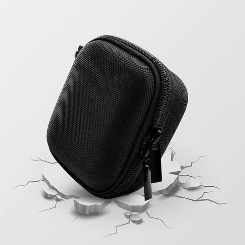 Geiomoo Eva Hard Careing for JLab Go Air Pop ، Jlab Jbuds Mini ، JLab Epic Air Sport ANC ، غطاء تخزين محمول مع Carabiner و Strap (Black) in Kuwait