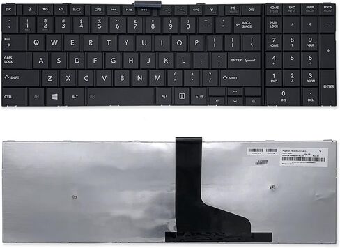 لوحة مفاتيح Toshiba Satellite C55-A5100 C55-A5102 C55-A5104 C55-A5105 C55-A5126 C55-A5137 C55-A5140 C55-A5166 C55-A5172 C55-A 55-A5204 C55-A5220 C55 -a5221 in Kuwait