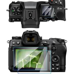 Z6III Top+Screen Protector Compatible for Nikon Z6III Mirrorless Camera (2+2 Pack), Anti-Scratch 9H Hardness Camera Tempered Glass