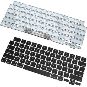 HAWSON US A2681 A2941 A3113 A3114 Keyboard Keycaps Keys Replacement for MacBook Air M2 M3 Retina 13" A2681 A3113, 15" A2941 A3114 Key Cap 2022-2024 Year EMC 4074, EMC 8611, EMC 8301, EMC 8612 (Black)